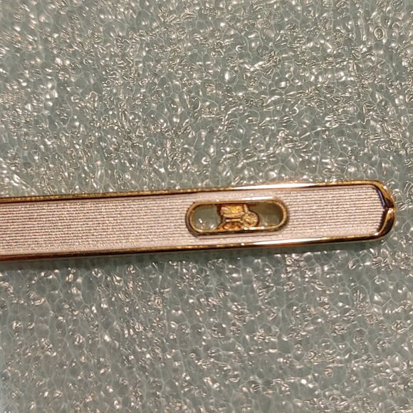 Celine Tie Clip Silver 925 stamped / Gold Plated - Picture 8 of 16